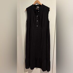 Curator SF - Faythe Sleeveless Black Midi Dress